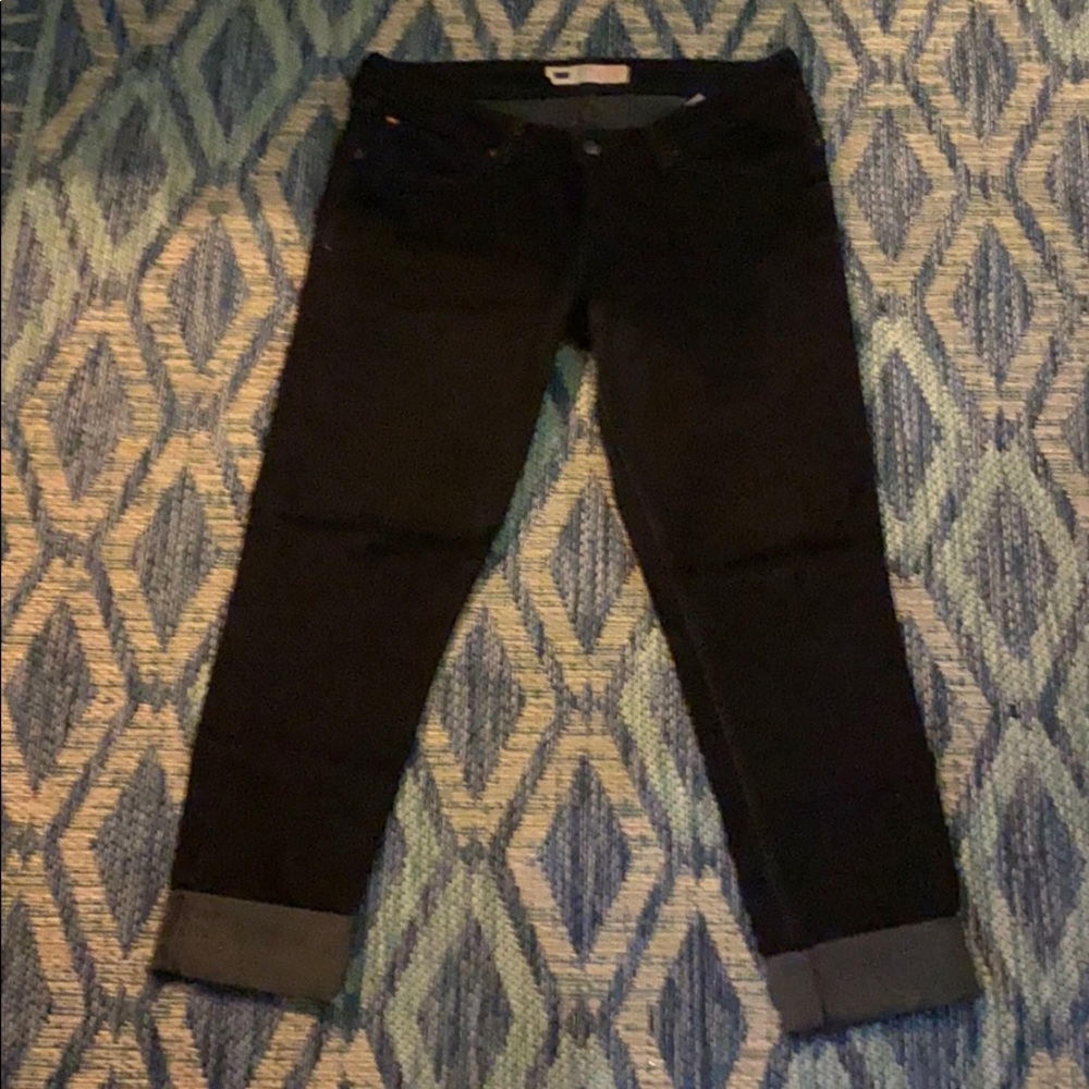 Levi’s Demi curve dark blue jeans